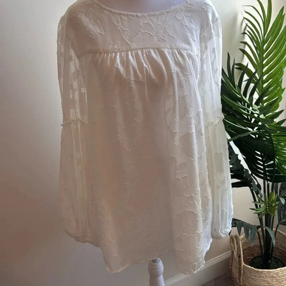 Women’s Floral Lace blouse size XL - Picture 3 of 3